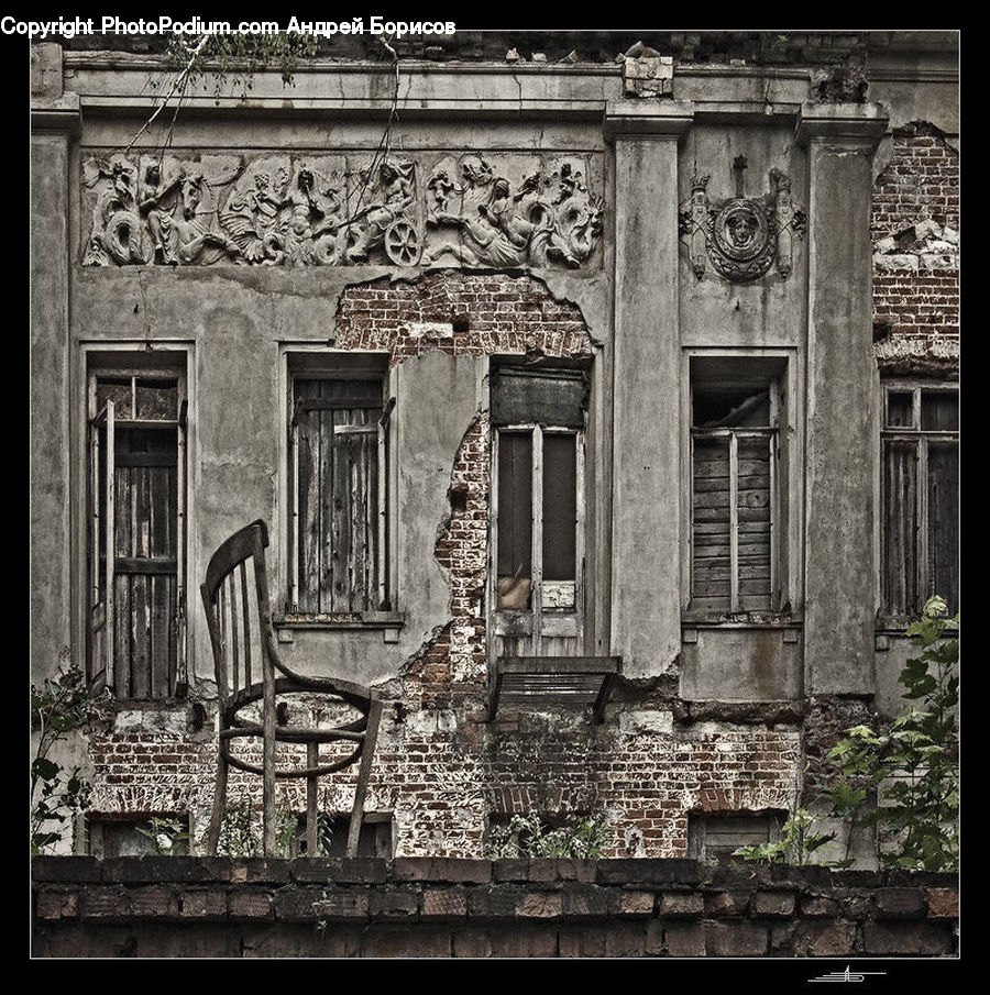 Chair, Furniture, Ivy, Plant, Vine, Bench, Potted Plant