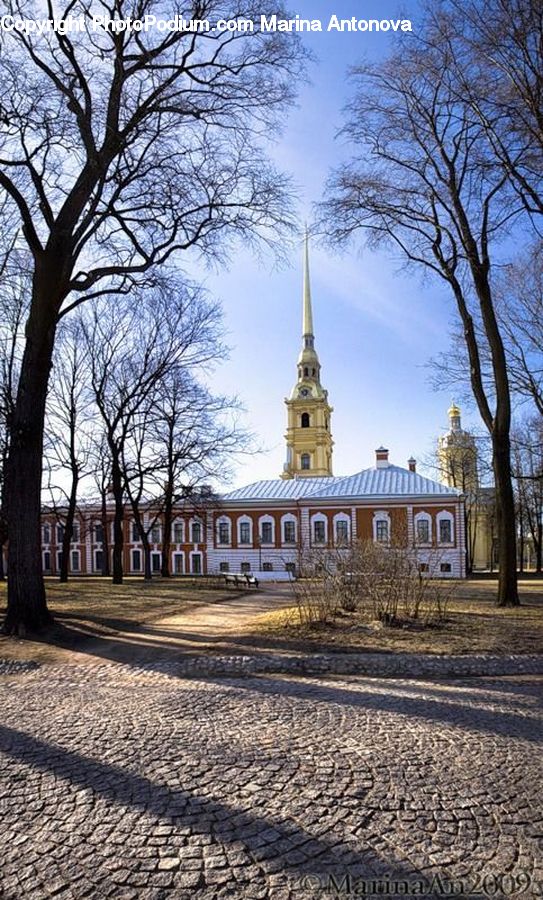 Architecture, Court, Downtown, Plaza, Town Square, Cathedral, Church