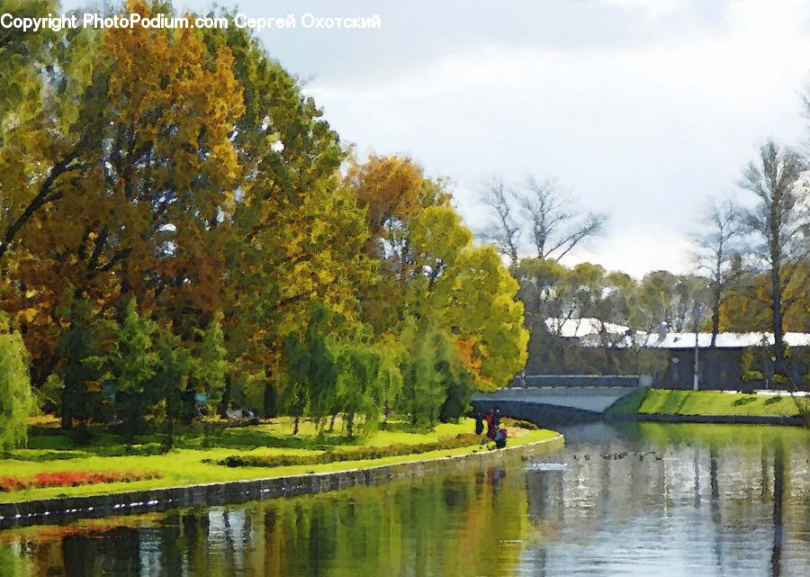 Canal, Outdoors, River, Water, Castle, Ditch, Fort