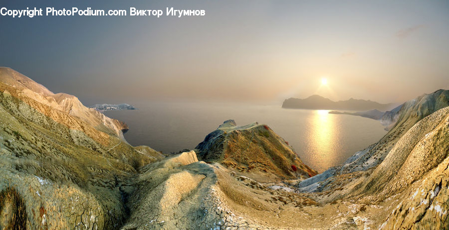 Coast, Outdoors, Sea, Water, Cliff, Granite, Marble
