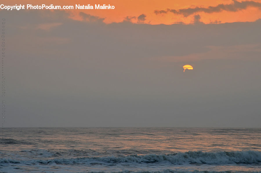 Dawn, Dusk, Sky, Sunrise, Sunset, Ocean, Outdoors