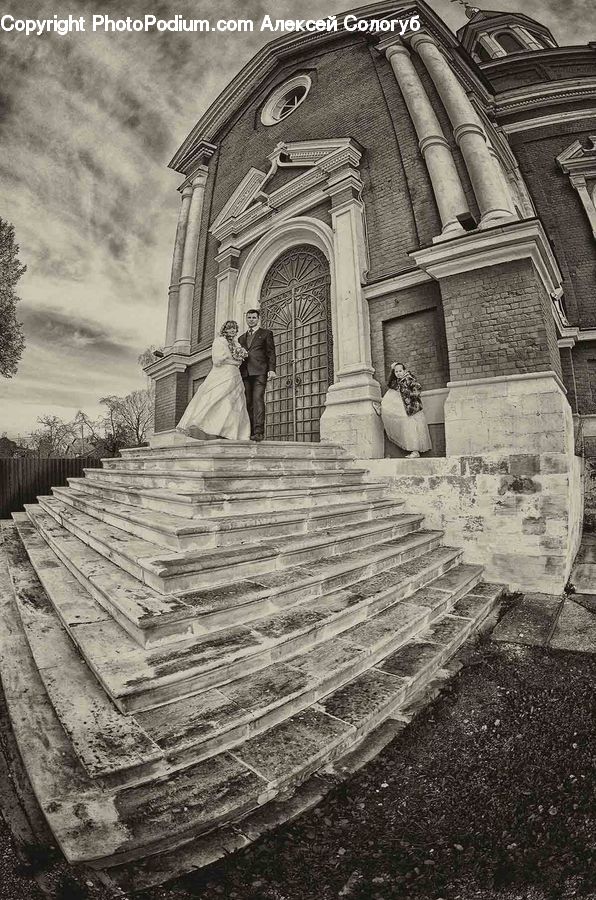 People, Person, Human, Wedding, Architecture, Cathedral, Church