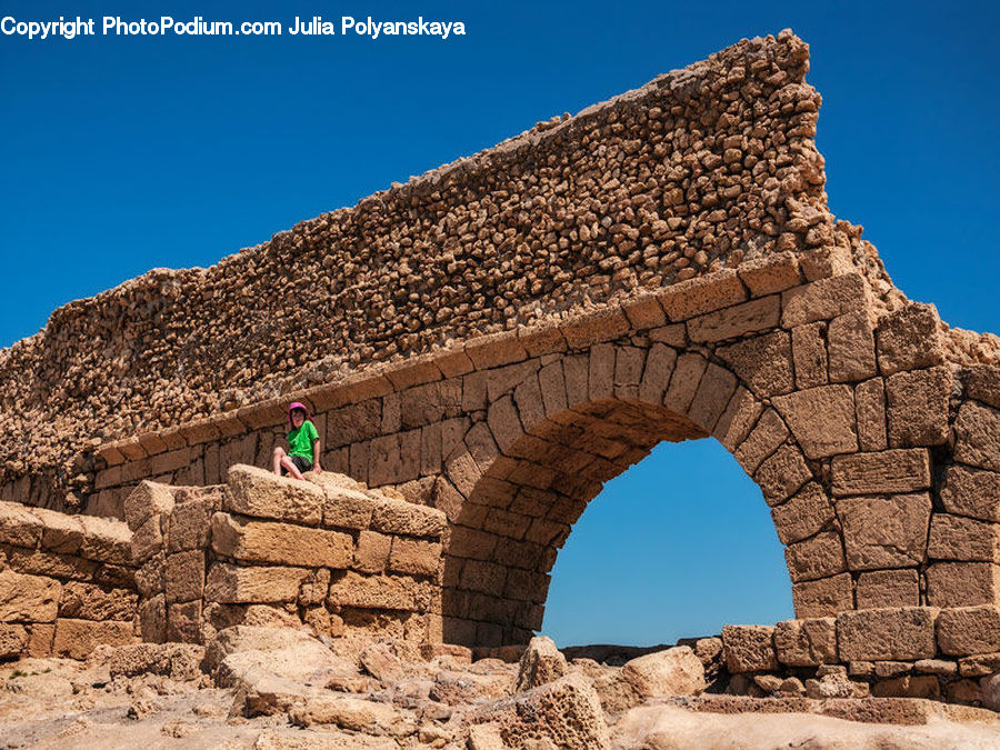 Ruins, Arch, Castle, Fort, Building