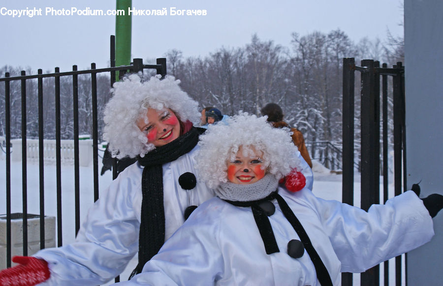 People, Person, Human, Clown, Performer, Ice, Outdoors