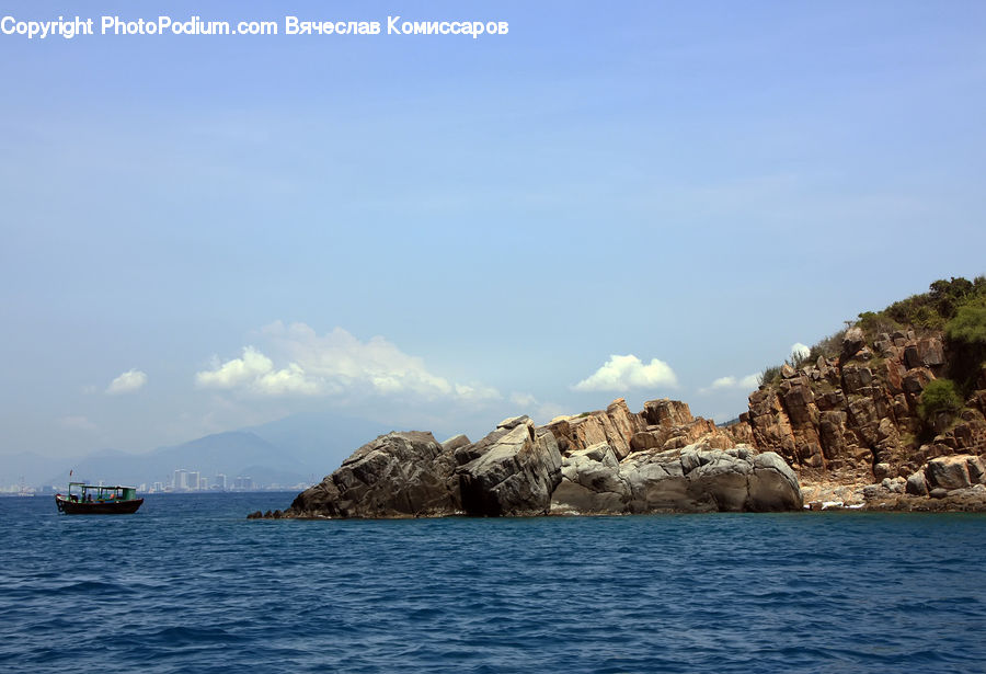 Promontory, Coast, Outdoors, Sea, Water, Cliff, Beach