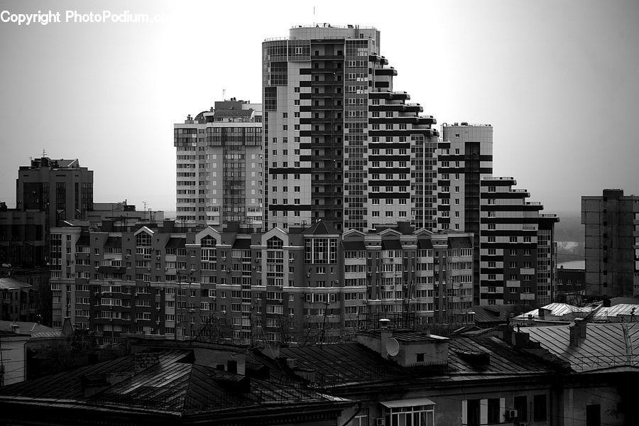 City, Downtown, Urban, Architecture, High Rise, Skyscraper, Building