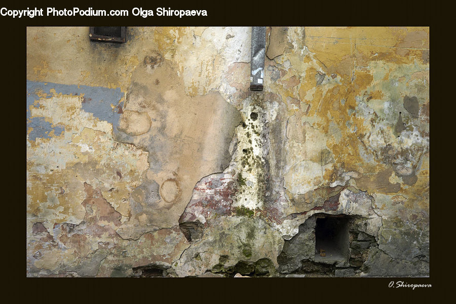 Hole, Fence, Wall, Art, Modern Art, Collage, Poster