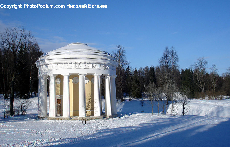 Gazebo, Architecture, Court, Dome, Building, Column, Pillar