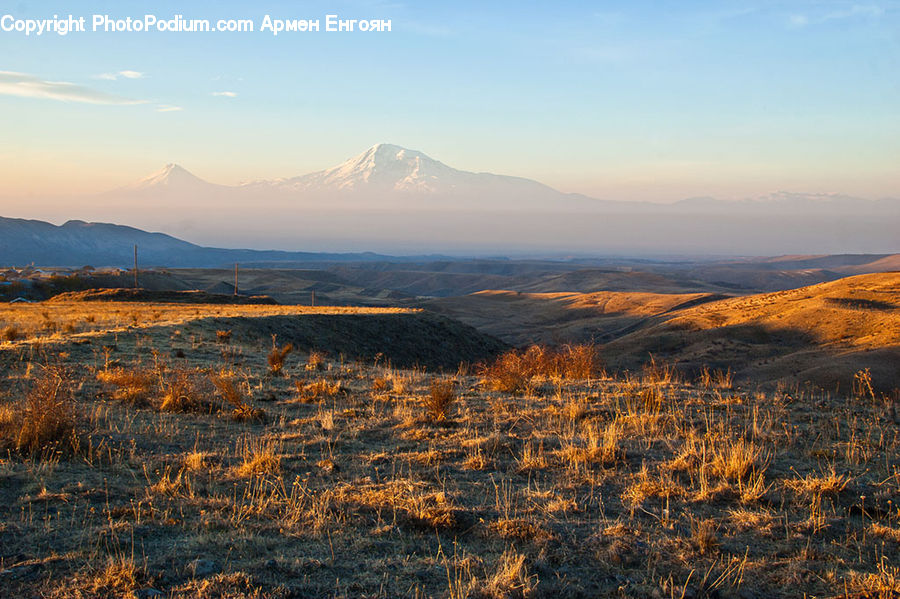 Land, Outdoors, Plateau, Tundra, Field, Grass, Grassland