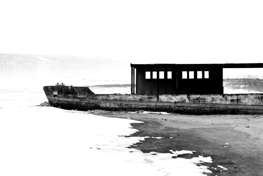 Coast, Outdoors, Sea, Water, Cabin, Hut, Rural