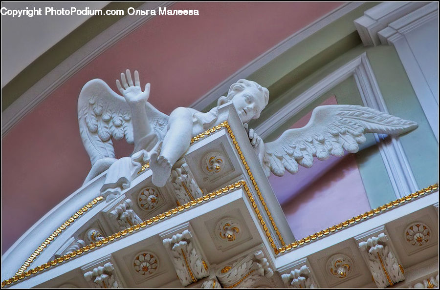 Art, Sculpture, Statue, Emblem, Logo, Gargoyle, Building