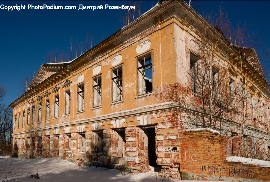 Brick, Building, Architecture, Column, Parthenon, Temple, Worship