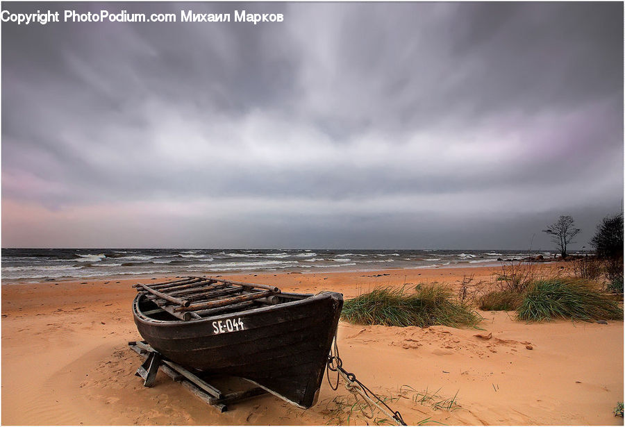 Boat, Dinghy, Outdoors, Sand, Soil, Rowboat, Vessel