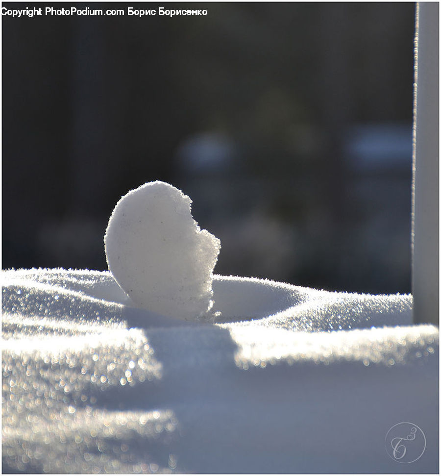 Ice, Outdoors, Snow, Pebble, Frost