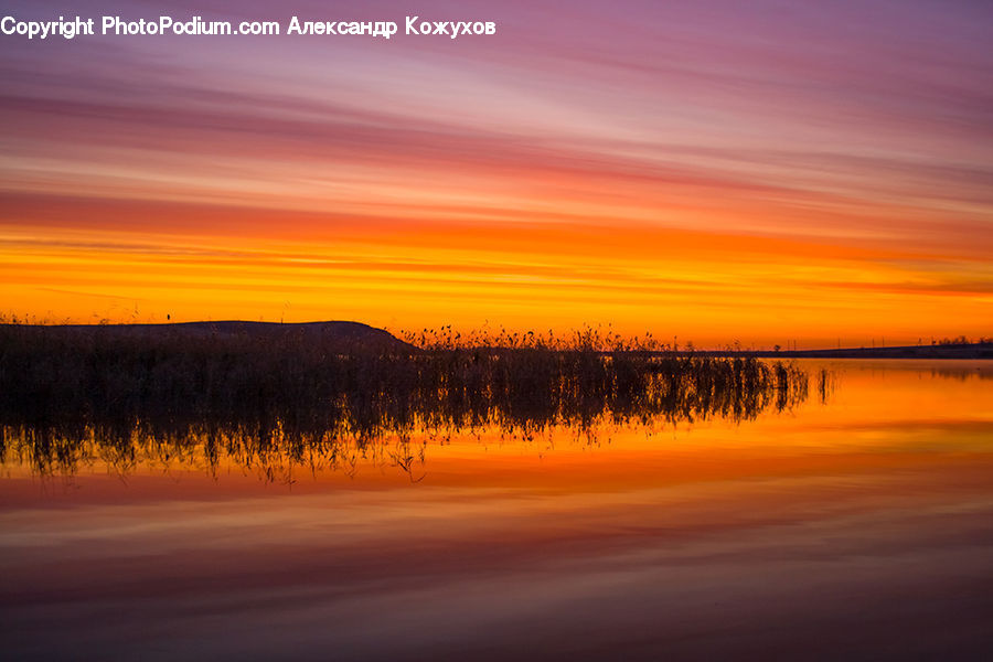 Dawn, Dusk, Sky, Sunrise, Sunset, Red Sky