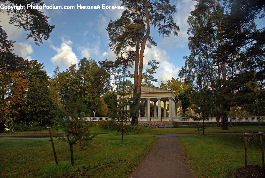 Column, Pillar, Gazebo, Building, Office Building, Architecture, Mansion