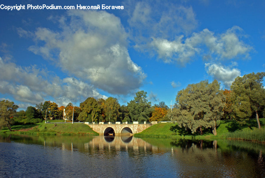 Outdoors, River, Water, Azure Sky, Cloud, Sky, Cumulus