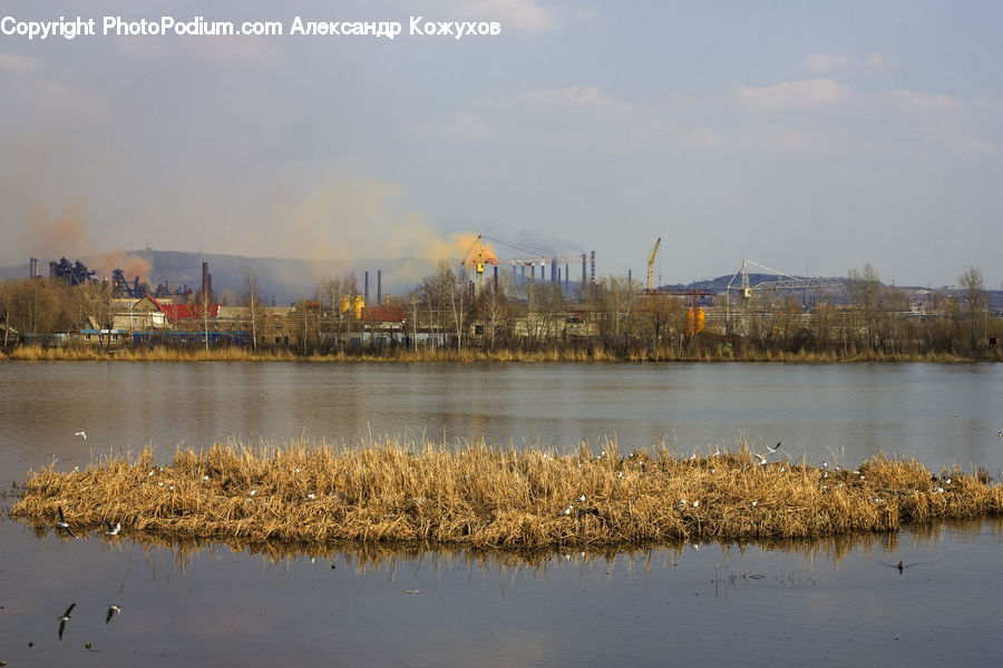 Factory, Refinery, City, Downtown, Metropolis, Urban, Outdoors