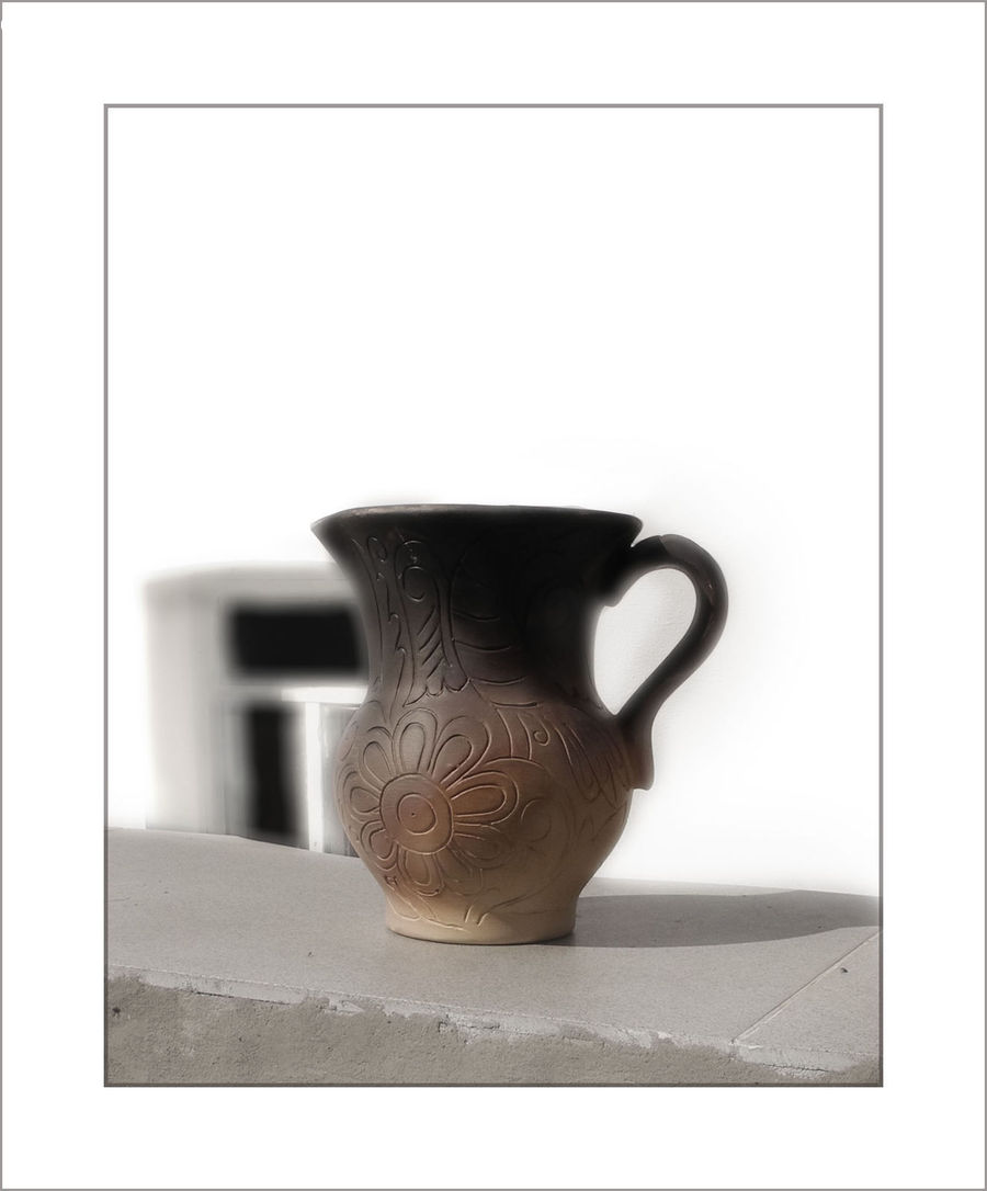 Pot, Pottery, Jug, Pitcher, Water Jug, Home Decor, Linen