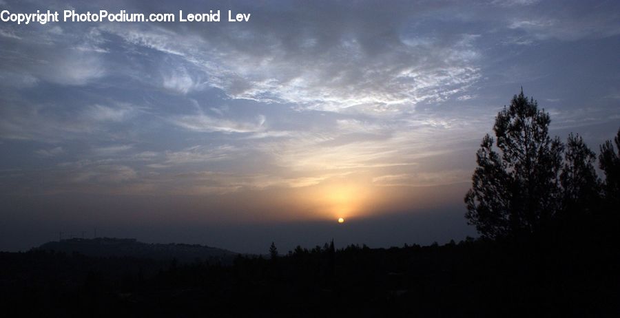 Sun, Dawn, Dusk, Sky, Sunrise, Sunset, Red Sky