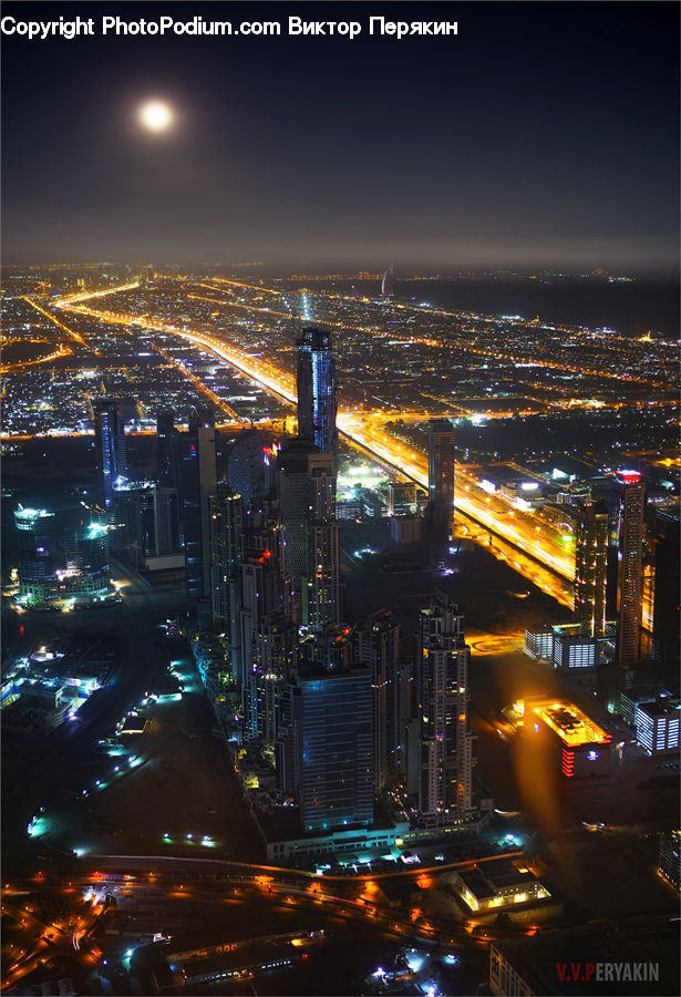 City, Downtown, Computer, Computer Hardware, Electronics, Metropolis, Urban