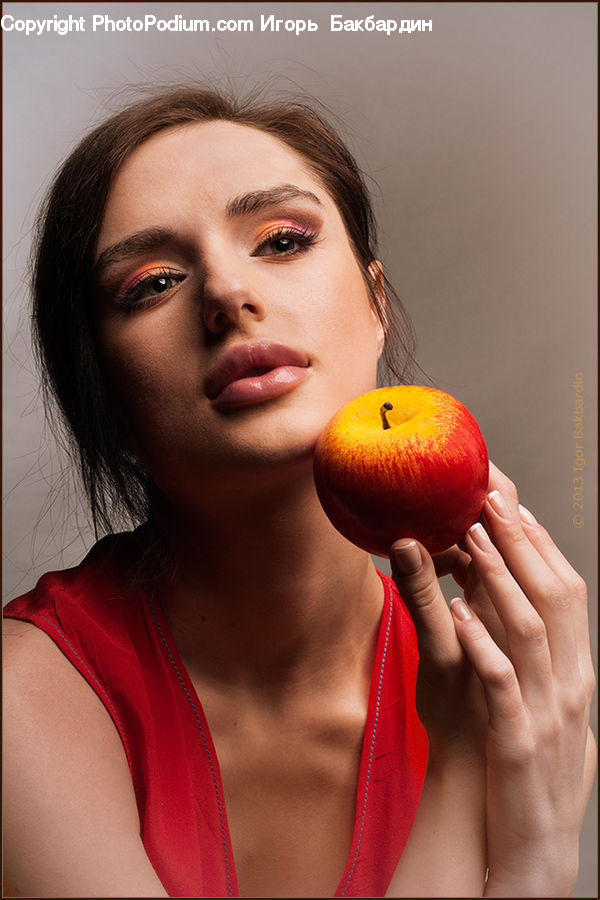 Human, People, Person, Eating, Fruit, Face