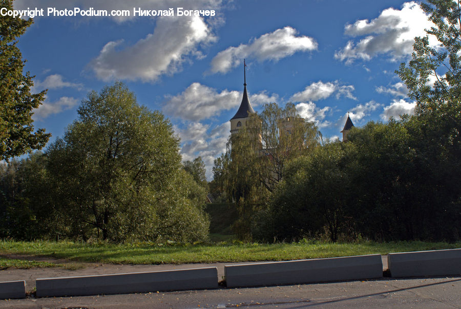 Cloud, Cumulus, Sky, Freeway, Road, Landscape, Nature