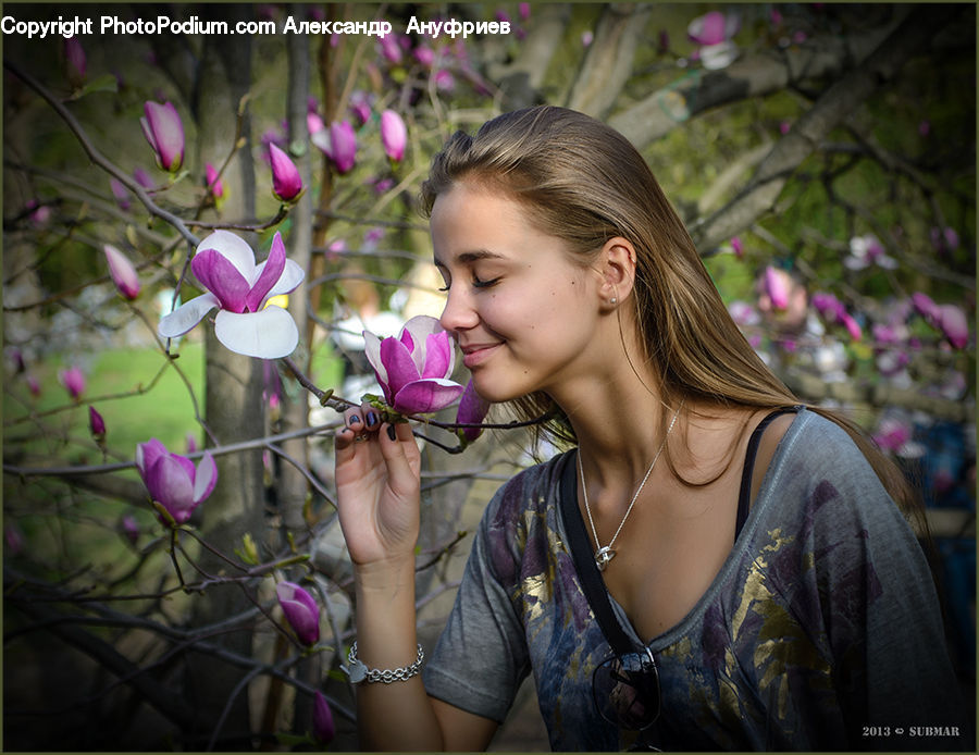 Human, People, Person, Female, Girl, Woman, Flower