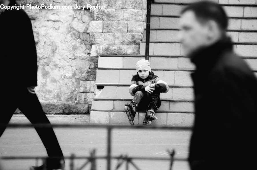 Human, People, Person, Silhouette, Brick, Performer, Female