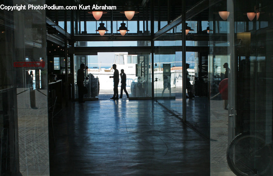 Door, Revolving Door, Airfield, Airplane, Airport, Alley, Alleyway