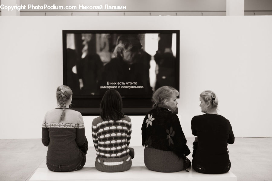 People, Person, Human, Cardigan, Clothing, Sweater, Back