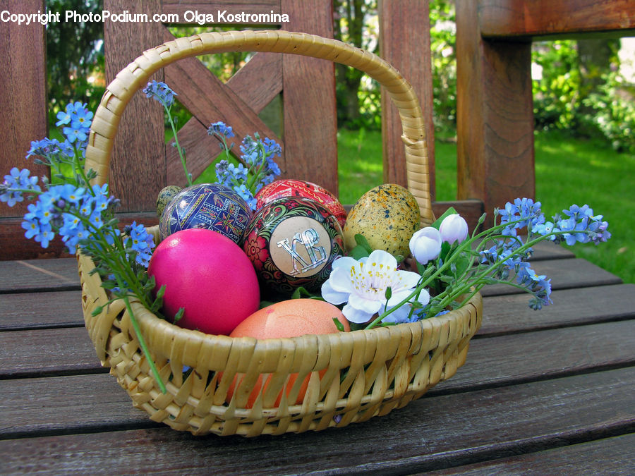 Plant, Potted Plant, Basket, Accessories, Bead, Prayer Beads, Furniture