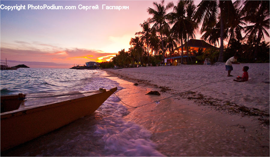 Beach, Coast, Outdoors, Sea, Water, Dawn, Dusk