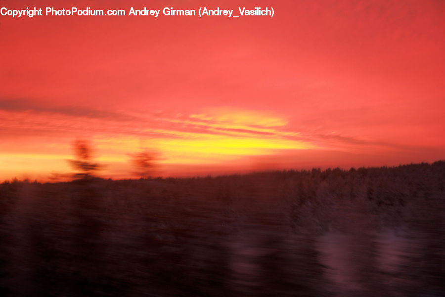 Dawn, Dusk, Red Sky, Sky, Sunrise, Sunset, Outdoors