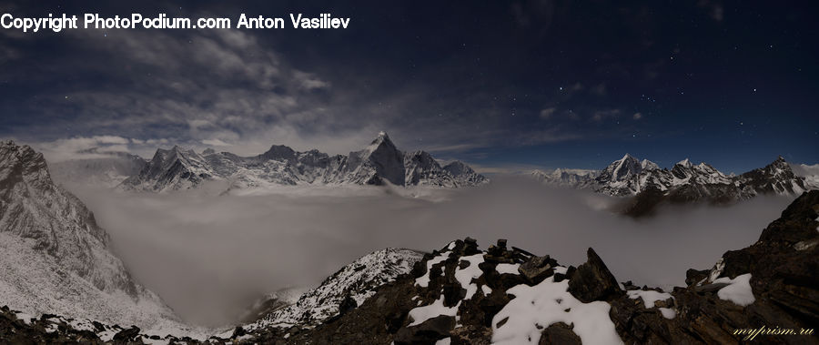 Alps, Crest, Mountain, Peak, Outdoors, Mountain Range, Arctic