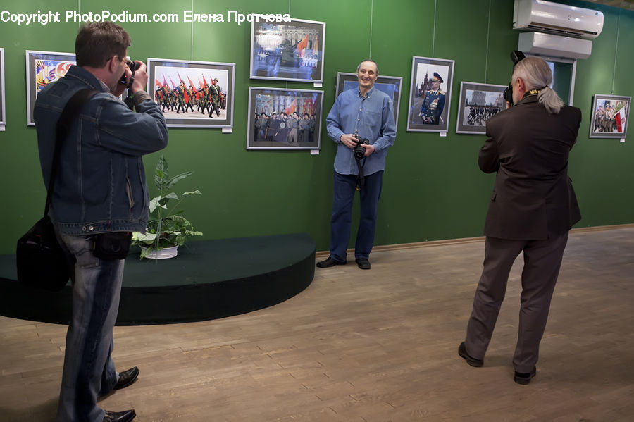 Human, People, Person, Plant, Potted Plant, Art, Art Gallery