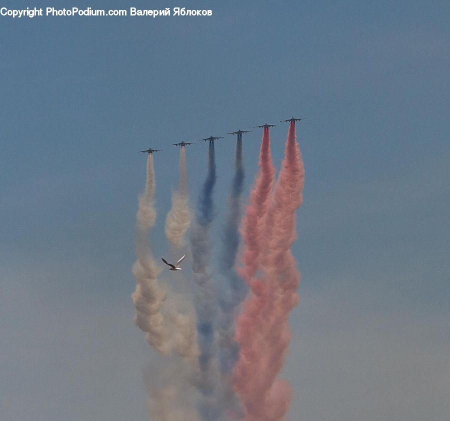 Smoke, Cloud, Cumulus, Sky, Azure Sky, Outdoors