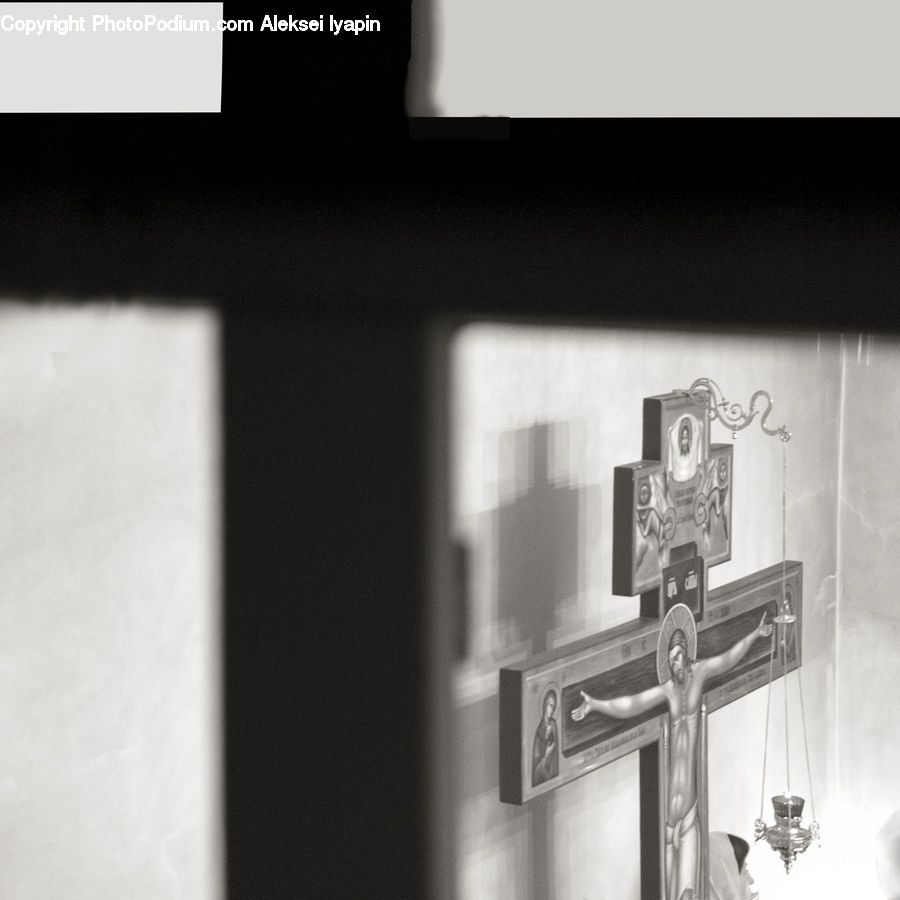 Cross, Crucifix, File Binder, File Folder