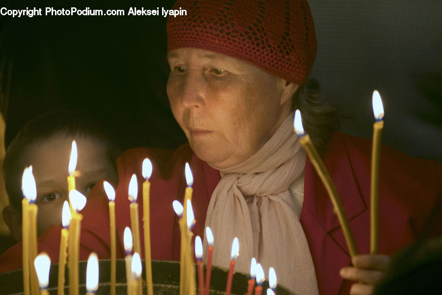 People, Person, Human, Candle, Fire, Flame, Leisure Activities