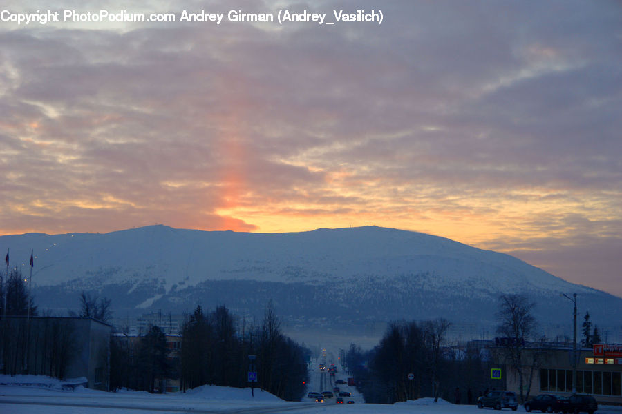 Dawn, Dusk, Sky, Sunrise, Sunset, Ice, Outdoors
