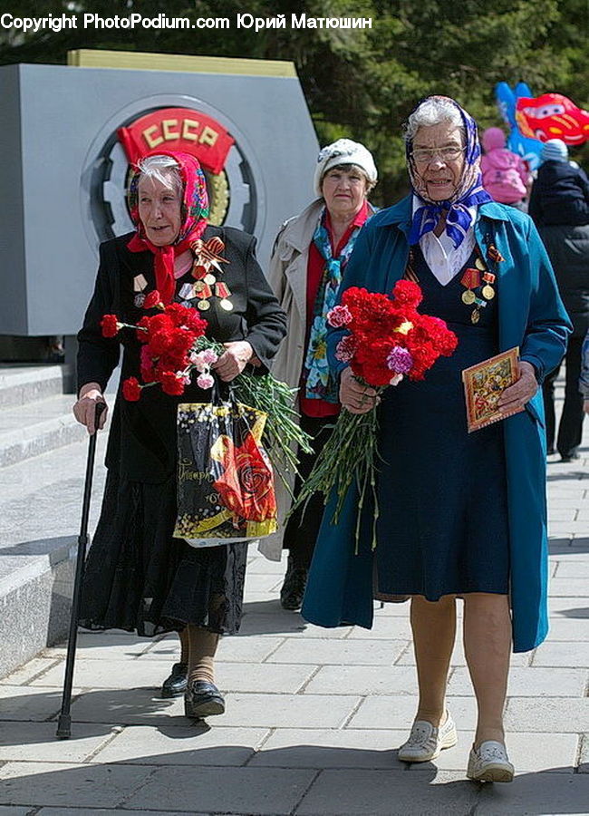 People, Person, Human, Plant, Potted Plant, Clothing, Kimono