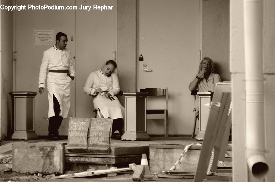 People, Person, Human, Chair, Furniture, Shorts, Column