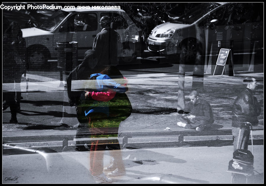 People, Person, Human, Automobile, Car, Vehicle, Van