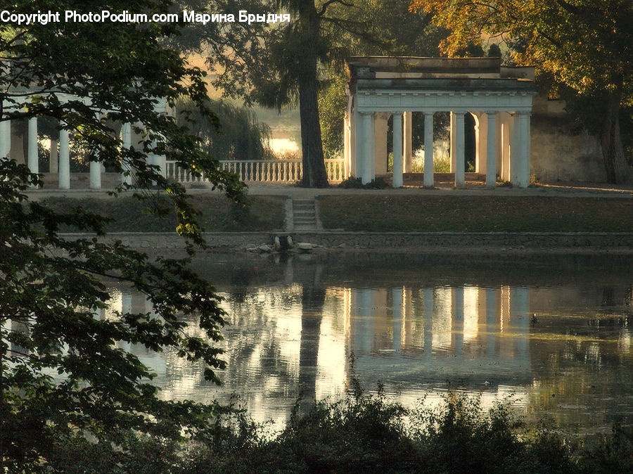 Column, Pillar, Gazebo, Architecture, Mansion, Building, Housing
