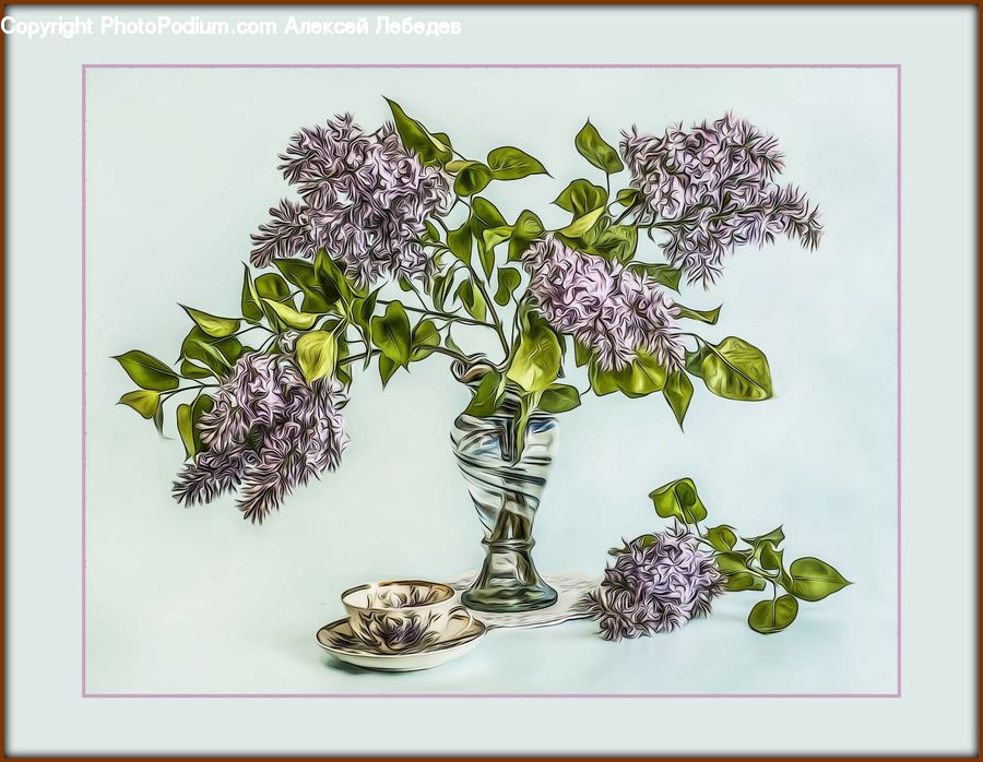Bonsai, Plant, Potted Plant, Tree, Blossom, Flower, Lilac