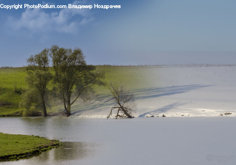 Landscape, Nature, Scenery, Lagoon, Lake, Outdoors, Water