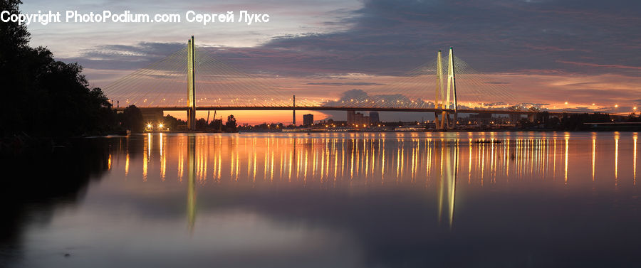 Dawn, Dusk, Red Sky, Sky, Sunrise, Sunset, Architecture