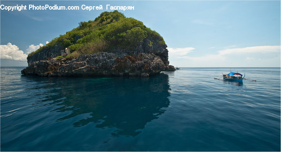 Cliff, Outdoors, Promontory, Coast, Sea, Water, Island
