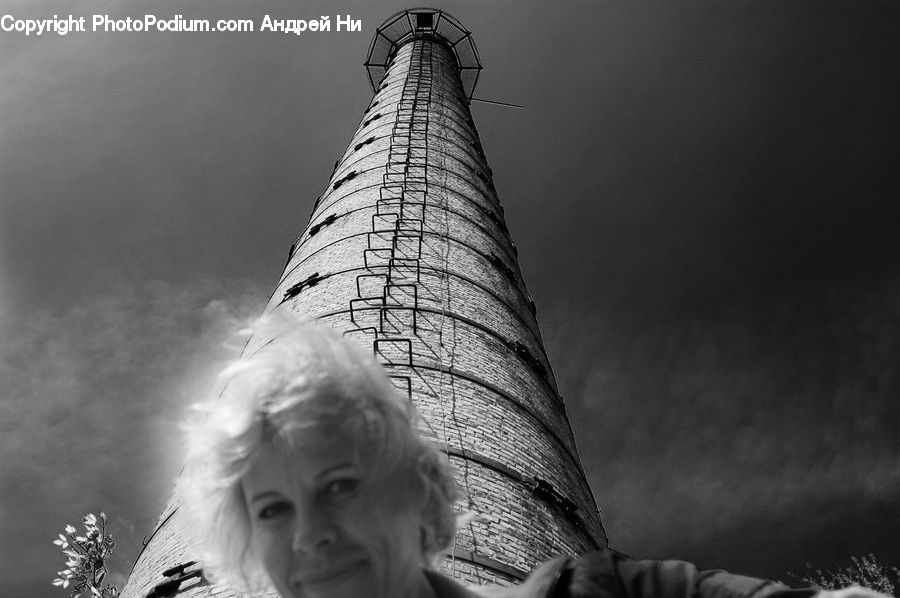 Person, Portrait, Architecture, Tower, Blonde, Female