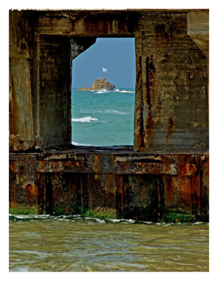 Ruins, Outdoors, Sea, Water, Bunker, Art, Modern Art